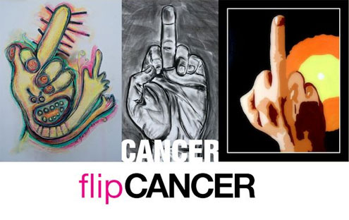 Flip Cancer Art