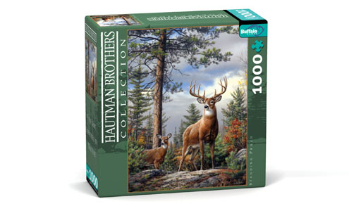 1000pc Jigsaw Puzzle - Buffalo Games Hautman Brothers, Standing Proud (Deer)